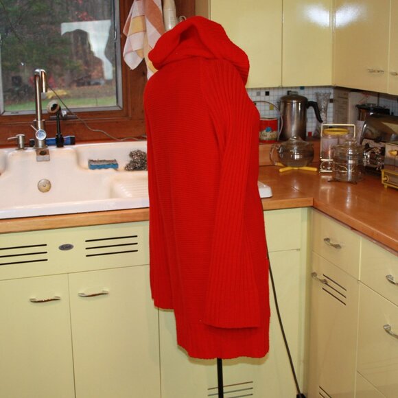 Sidney Gould Sweater Dress Vintage Hooded Women's Jacket - Picture 2 of 5